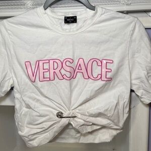 Versace White/Pink Pin T-Shirt (woman’s)